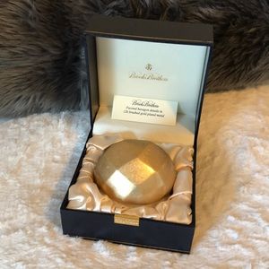 Brooks Brothers 12k brushed gold plated bracelet